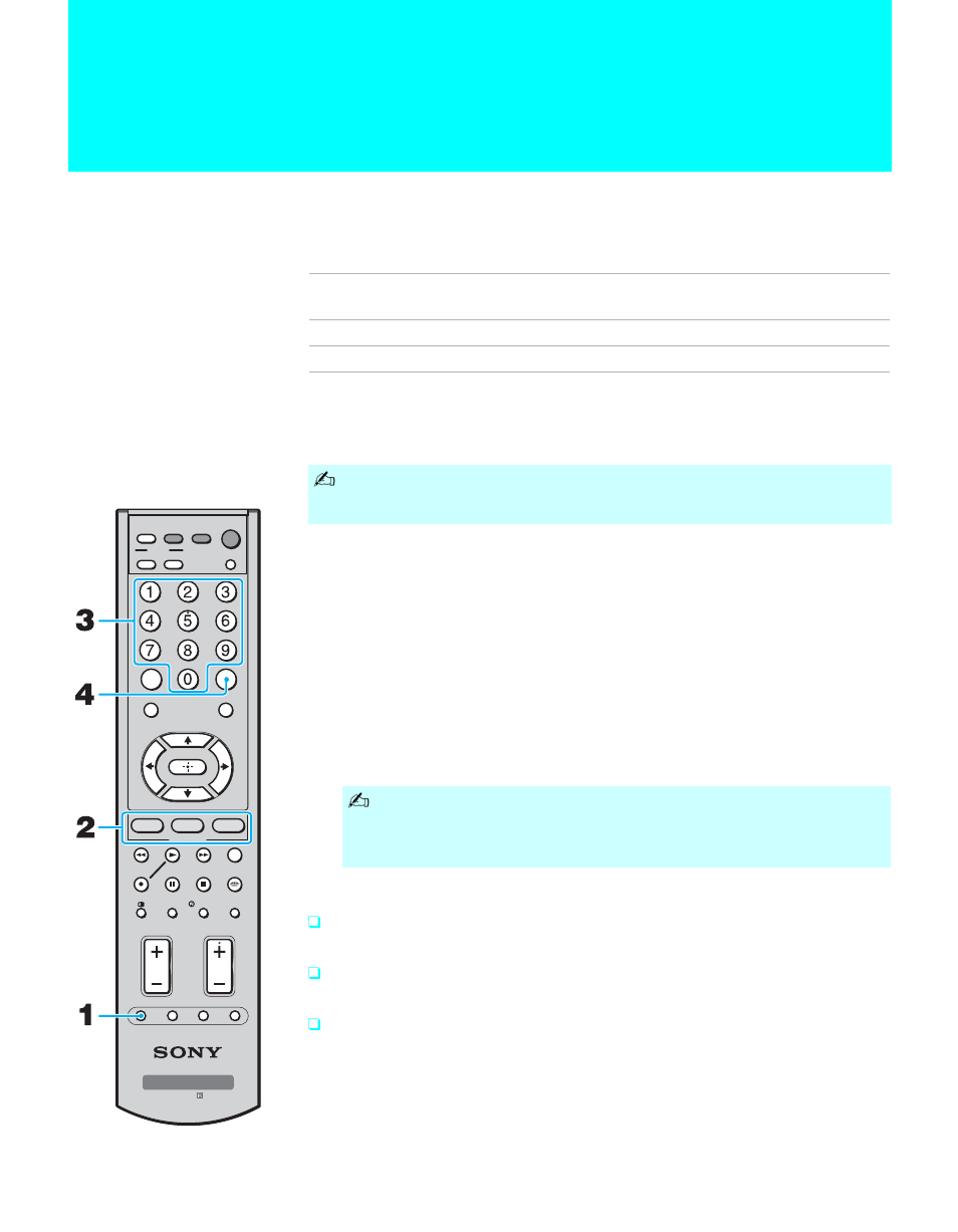 Other information, Programming the remote control, Press code set | Press the desired function button, Input the three-digit manufacture's code number, Press ent | Sony GRAND WEGA KF 42WE610 User Manual | Page 86 / 103