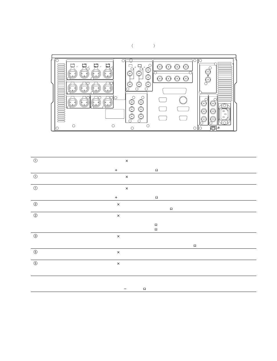 Output connectors | Sony MSW-A2000P User Manual | Page 17 / 34