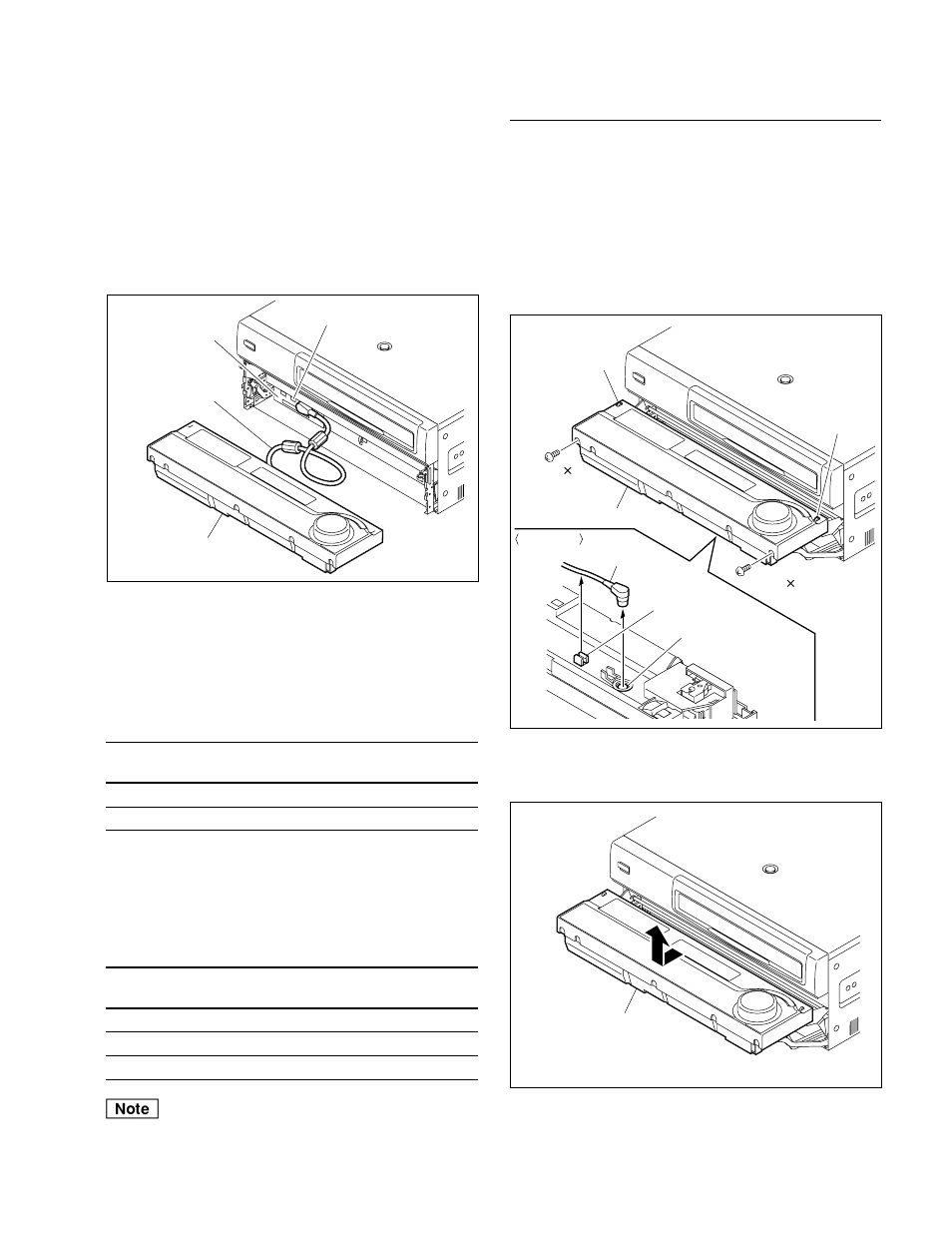 12. removing/reattaching lower control panel unit | Sony MSW-A2000P User Manual | Page 25 / 34