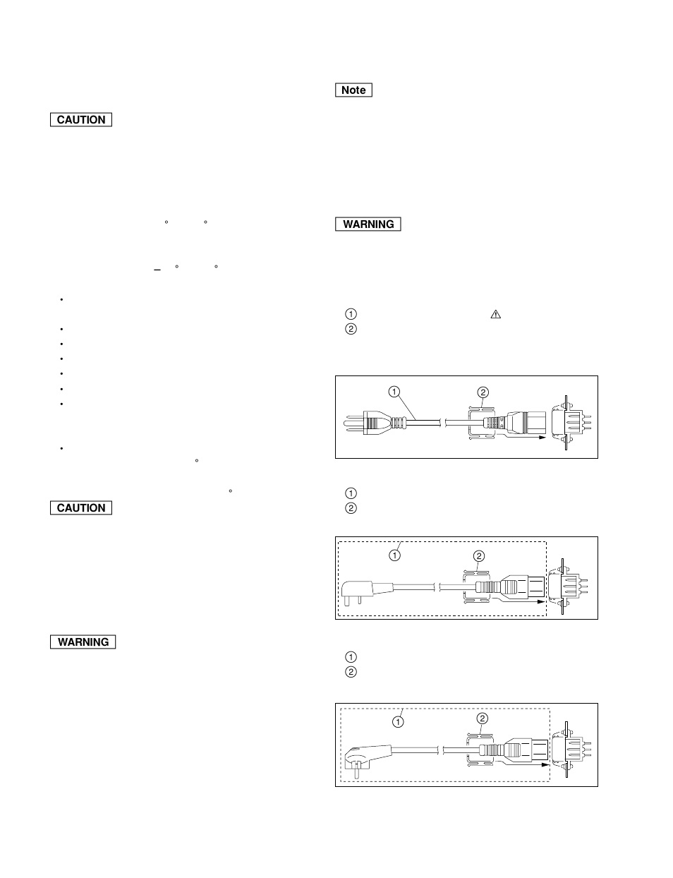 3. operating conditions, 4. power supply, 4-1. voltage and power requirements | 4-2. power cord | Sony MSW-A2000P User Manual | Page 8 / 34