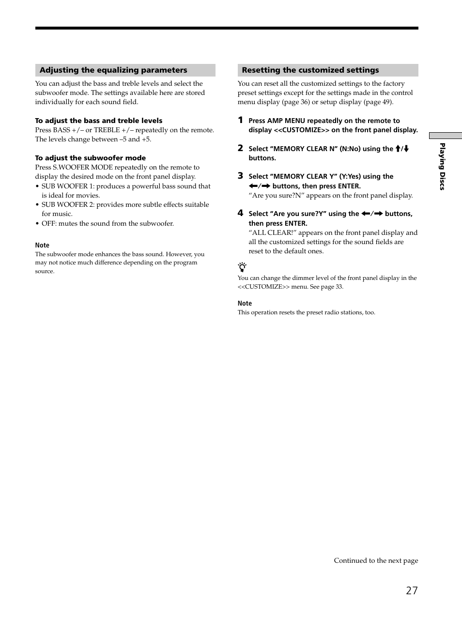 Sony SAVA-D900 User Manual | Page 27 / 80