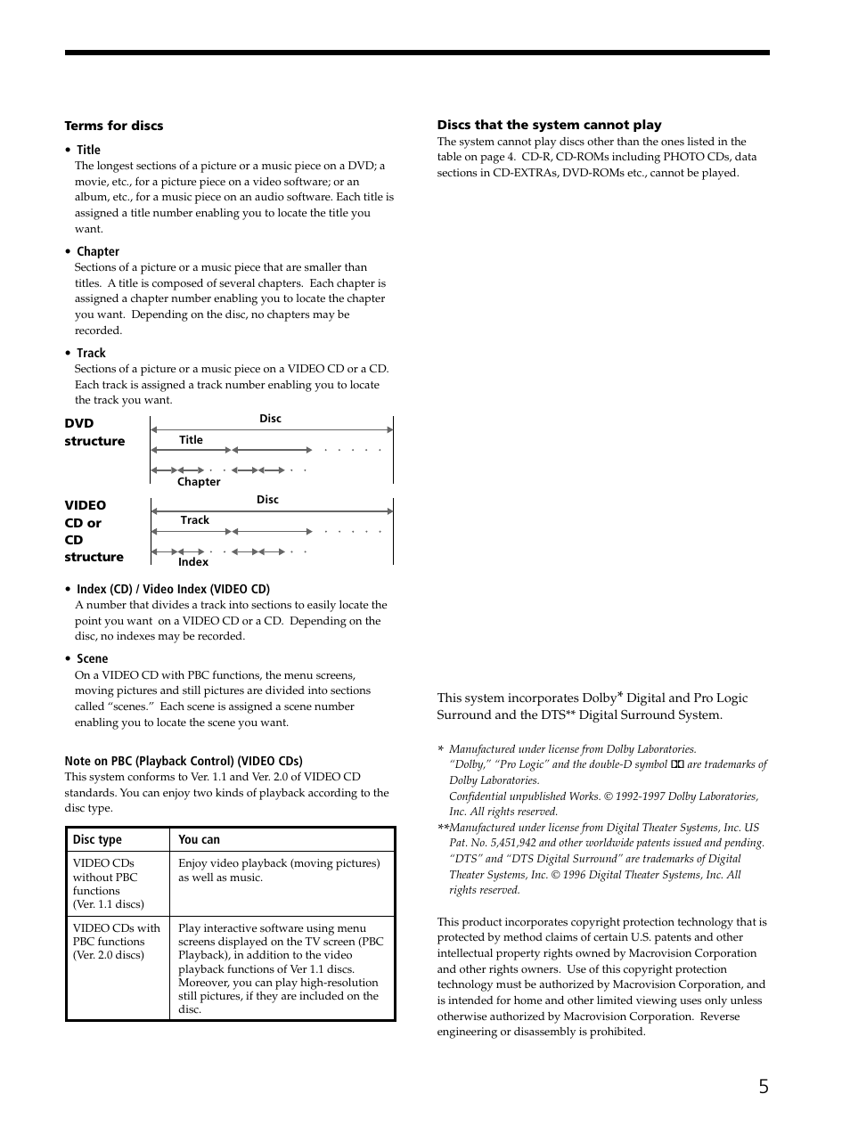 Sony SAVA-D900 User Manual | Page 5 / 80