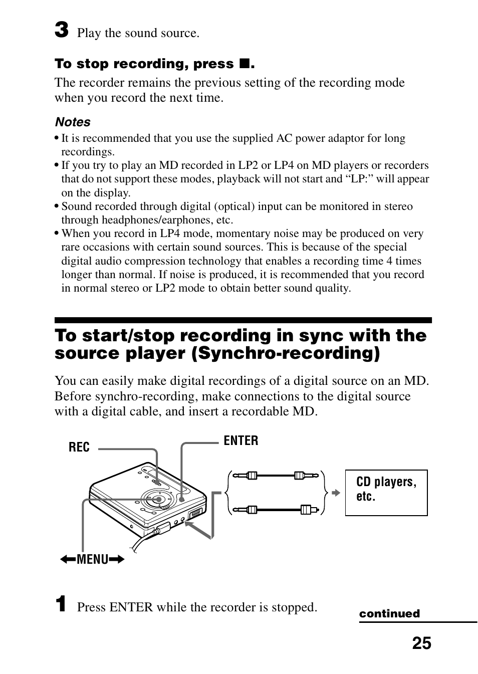 Sony MZ-R700DPC User Manual | Page 25 / 68