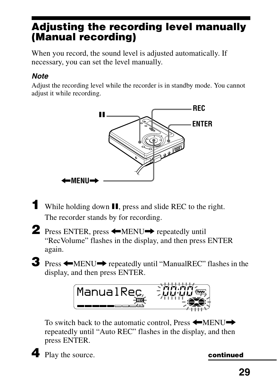 Manualrec | Sony MZ-R700DPC User Manual | Page 29 / 68