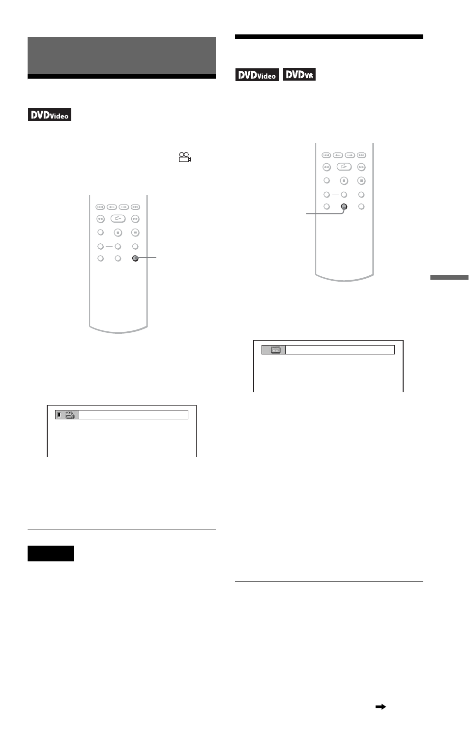 L0 - enjoying movies, L1 - changing the angles, L1 - displaying the subtitles | Enjoying movies, Changing the angles displaying the subtitles, Changing the angles, Displaying the subtitles | Sony DVP-NS57P User Manual | Page 43 / 84