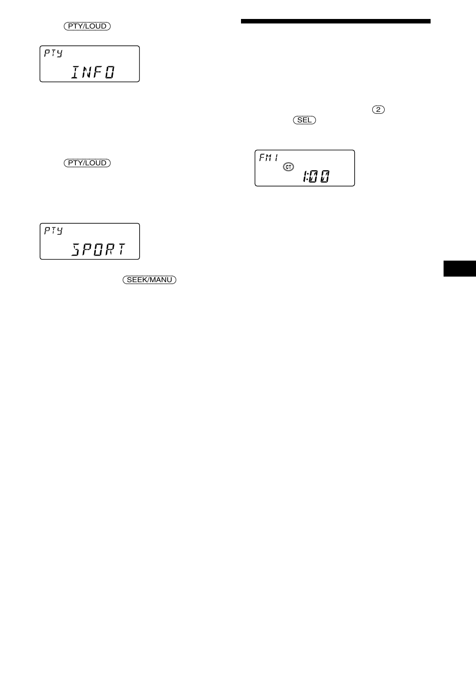 Setting the clock automatically | Sony XR-1800R User Manual | Page 13 / 92