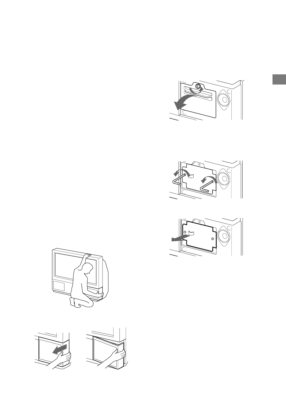 Replacing the lamp | Sony KL-37W1U User Manual | Page 29 / 32