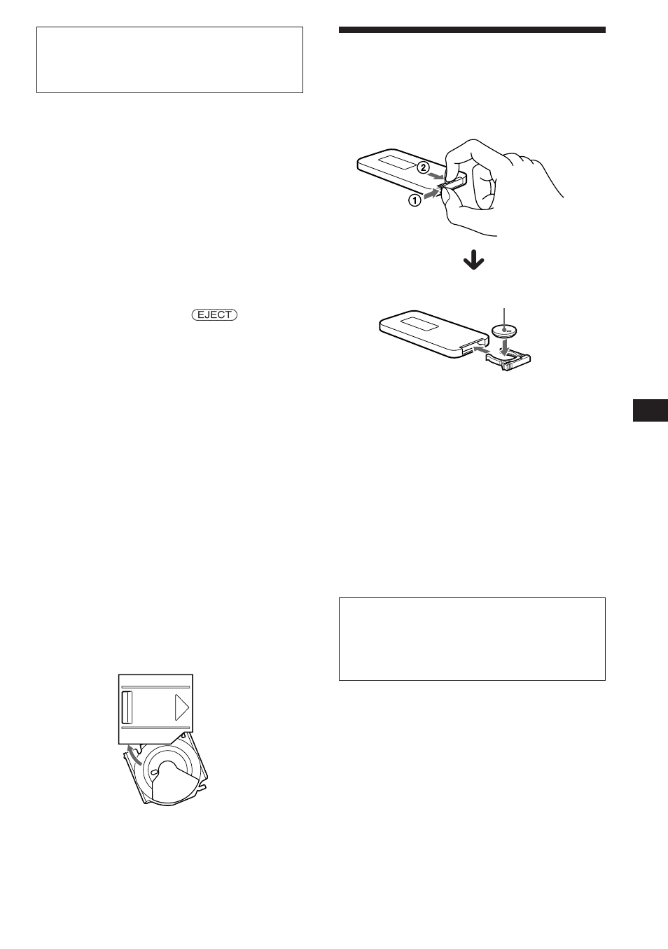 Preparación del mando a distancia inalámbrico | Sony CDX-505RF User Manual | Page 17 / 28