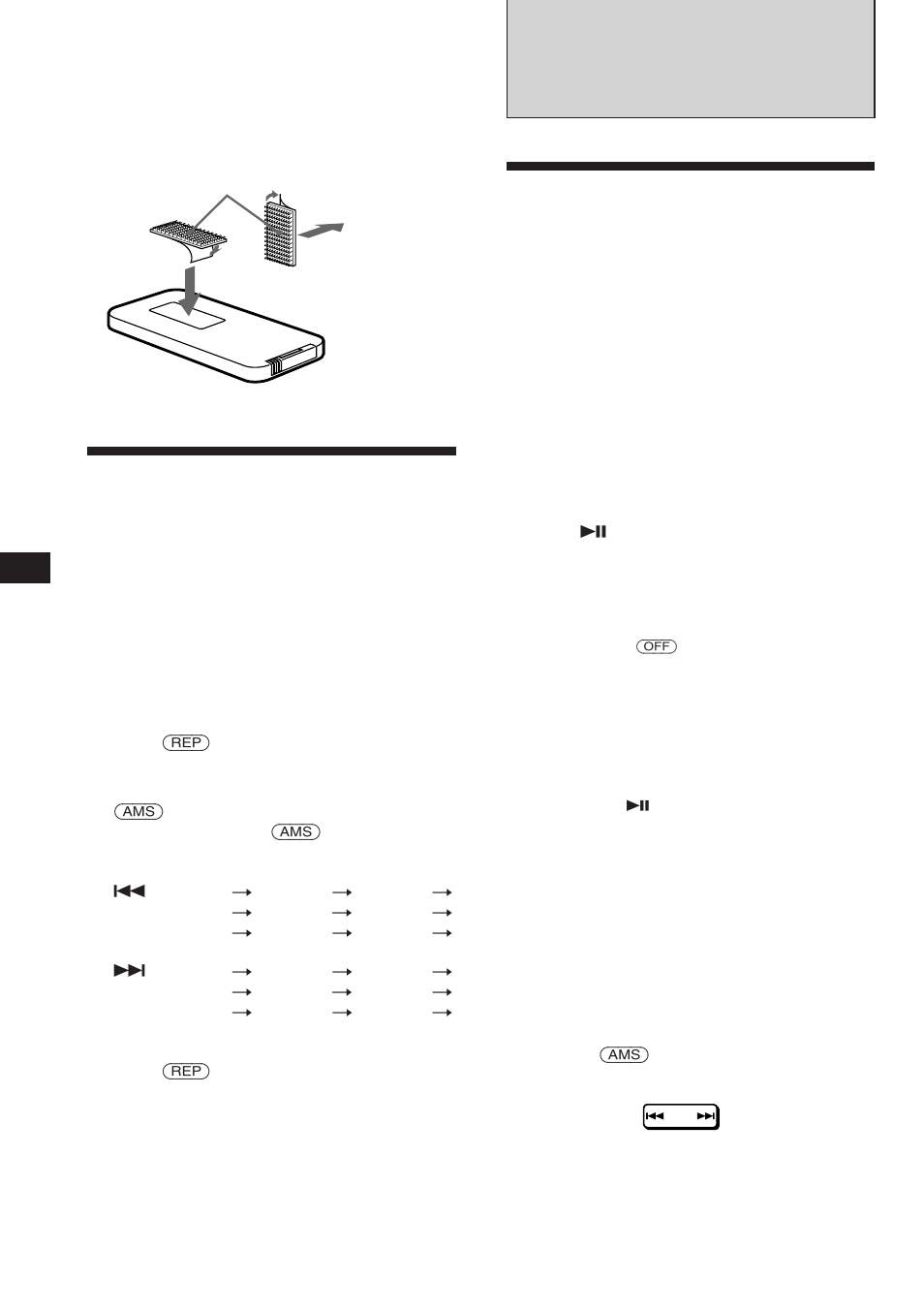 Cambiador de discos compactos, Cambio de la frecuencia de transmisión, Escucha de la reproducción de discos compactos | Sony CDX-505RF User Manual | Page 18 / 28