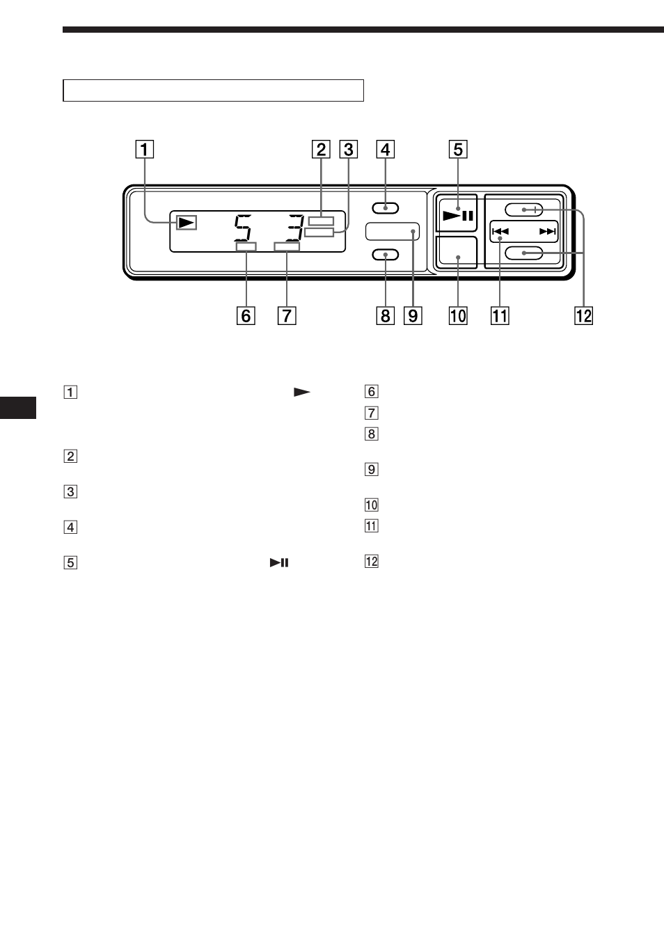 Ubicación de los controles | Sony CDX-505RF User Manual | Page 22 / 28
