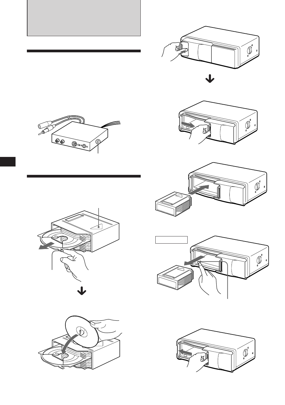 Getting started, Resetting the hideaway unit, Preparing the cd changer | Sony CDX-505RF User Manual | Page 4 / 28