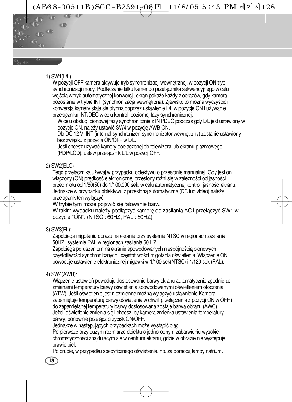 Samsung SCC-B2091P User Manual | Page 138 / 168