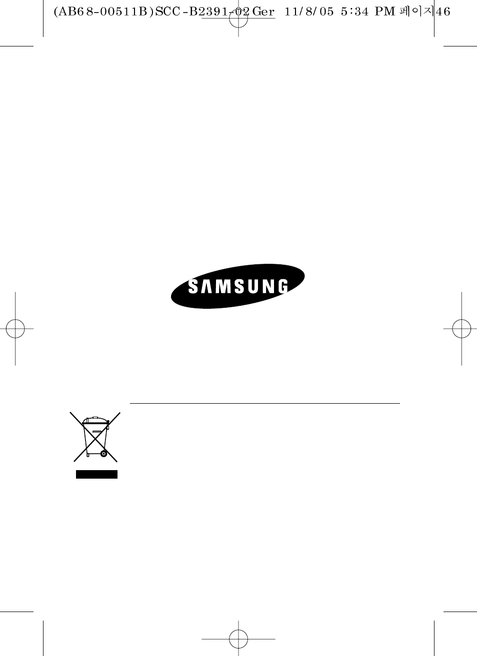 Samsung SCC-B2091P User Manual | Page 48 / 168