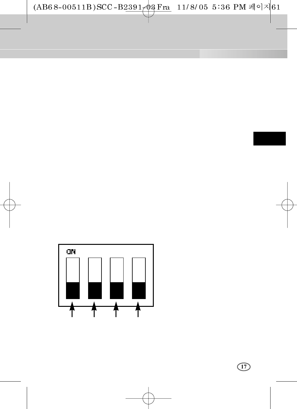 Samsung SCC-B2091P User Manual | Page 65 / 168