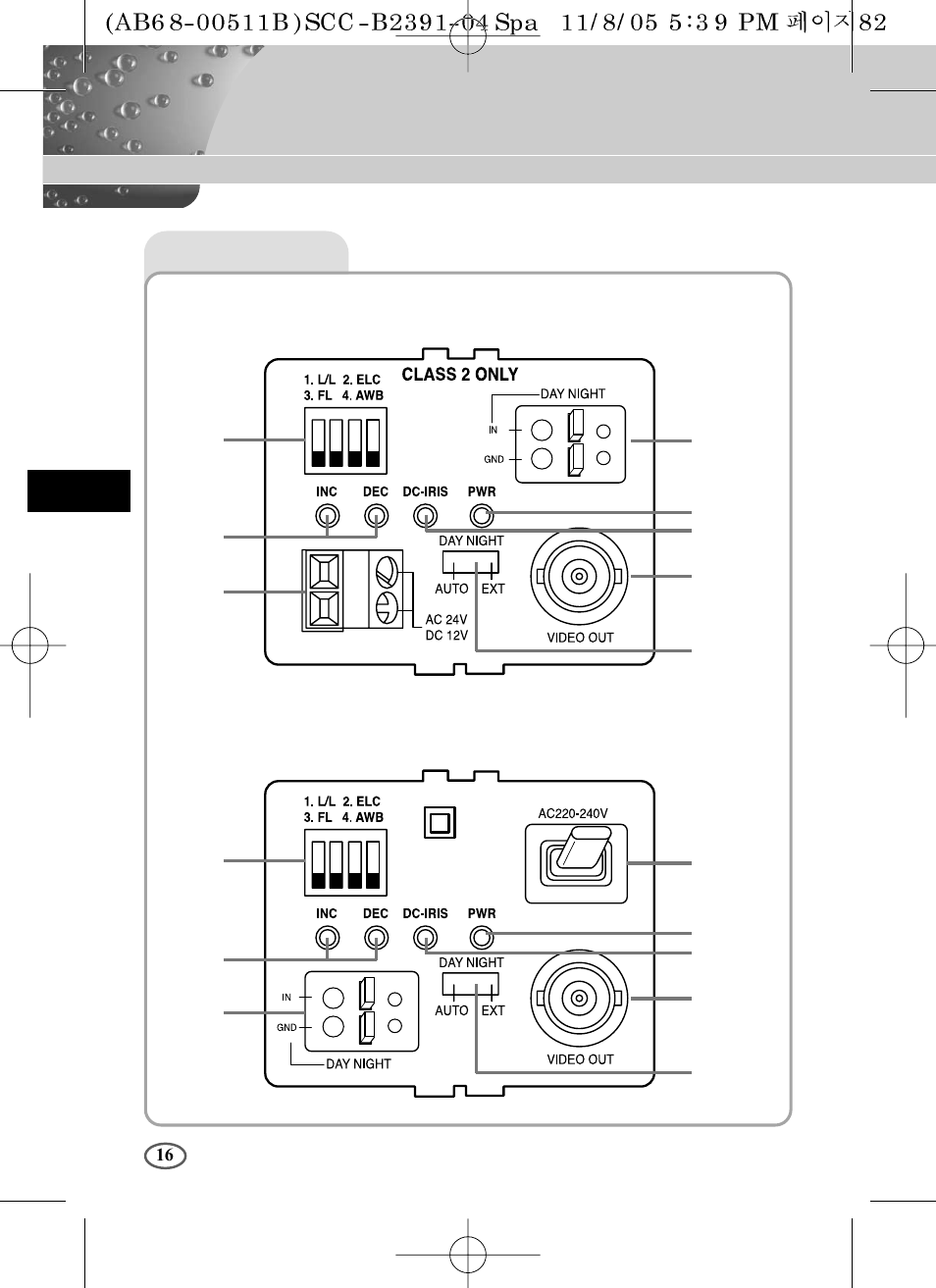 Samsung SCC-B2091P User Manual | Page 88 / 168