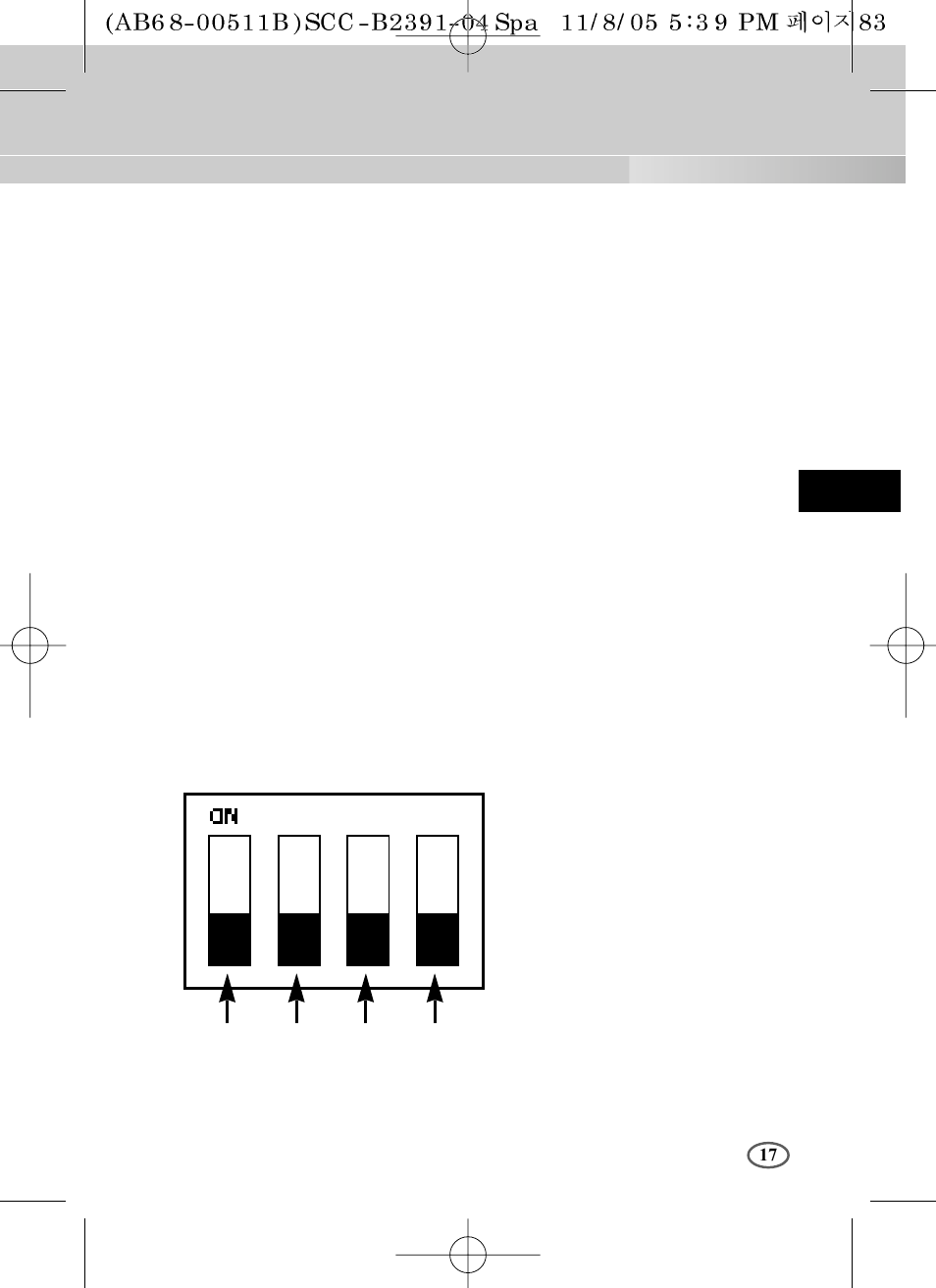 Samsung SCC-B2091P User Manual | Page 89 / 168