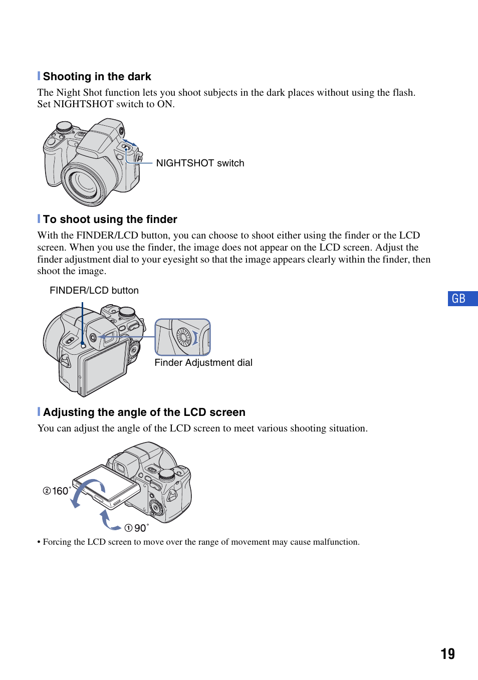 Sony Cyber-shot DSC-H50 User Manual | Page 19 / 88