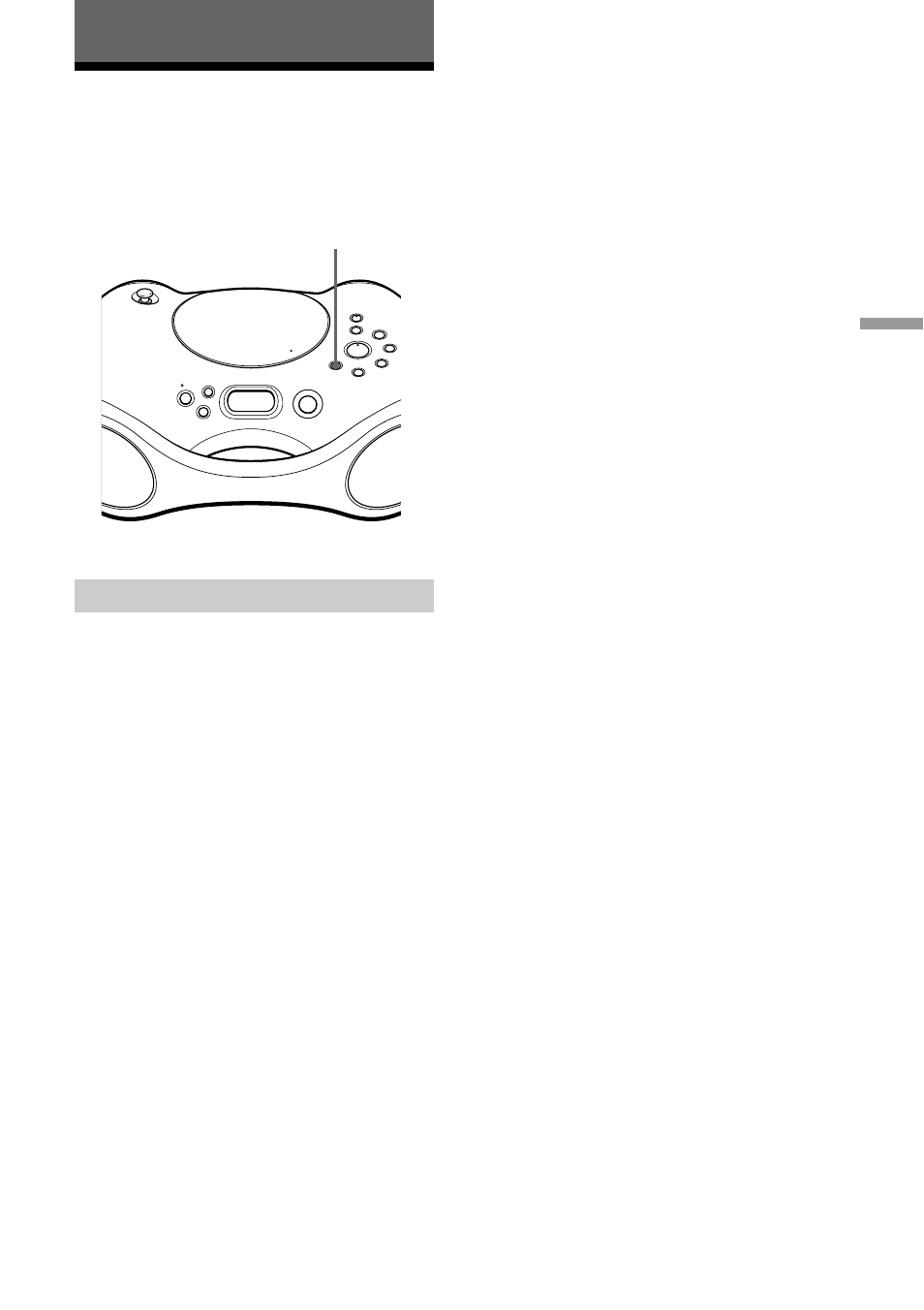 Énfasis de audio, Selección del énfasis de audio (mega bass), Selección del énfasis de audio | Mega bass), Refuerzo de graves | Sony ZS-X3CP User Manual | Page 43 / 56