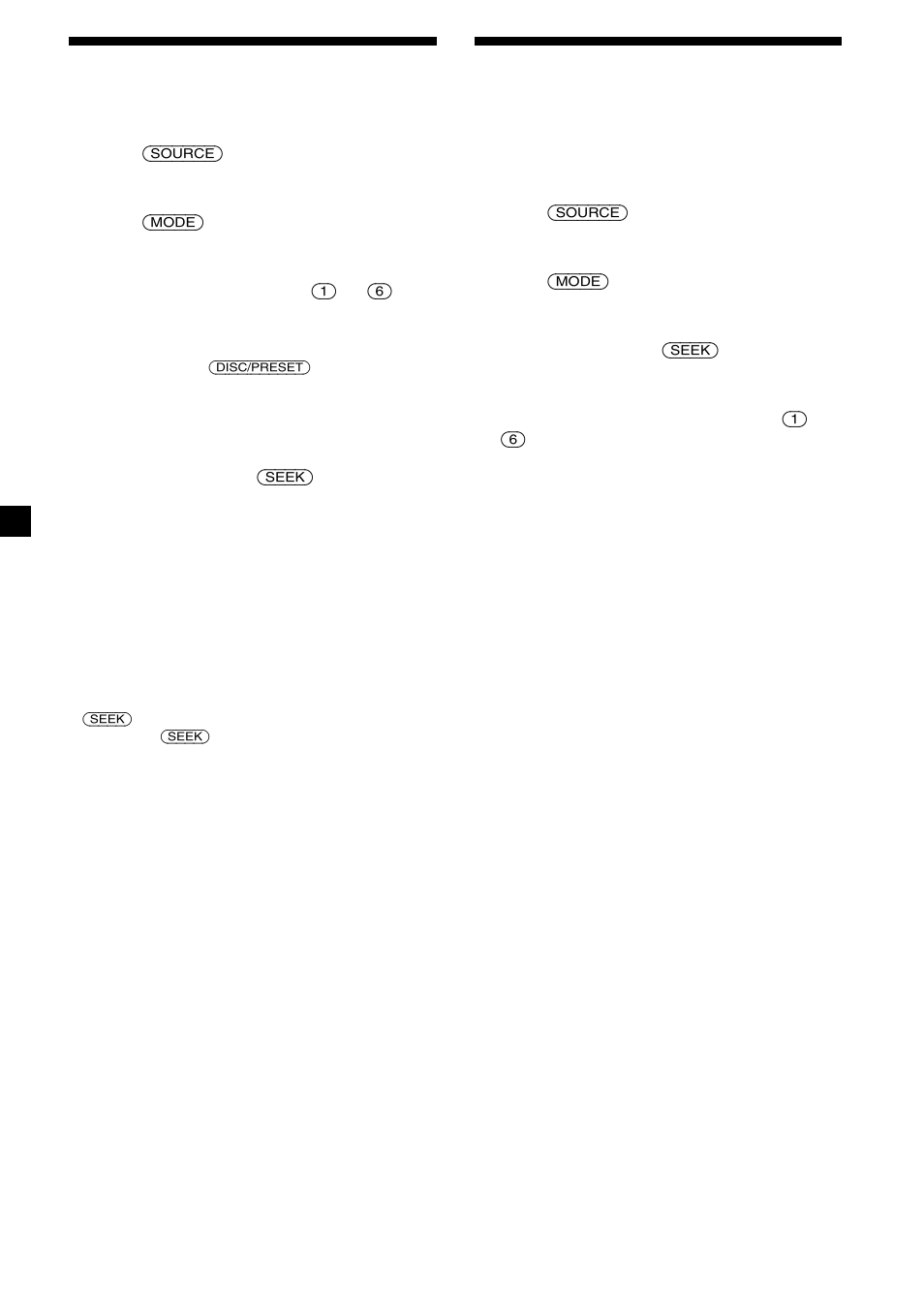 Receiving the stored stations, Storing only the desired stations, 14 receiving the stored stations | Sony CDX-CA660X User Manual | Page 14 / 28