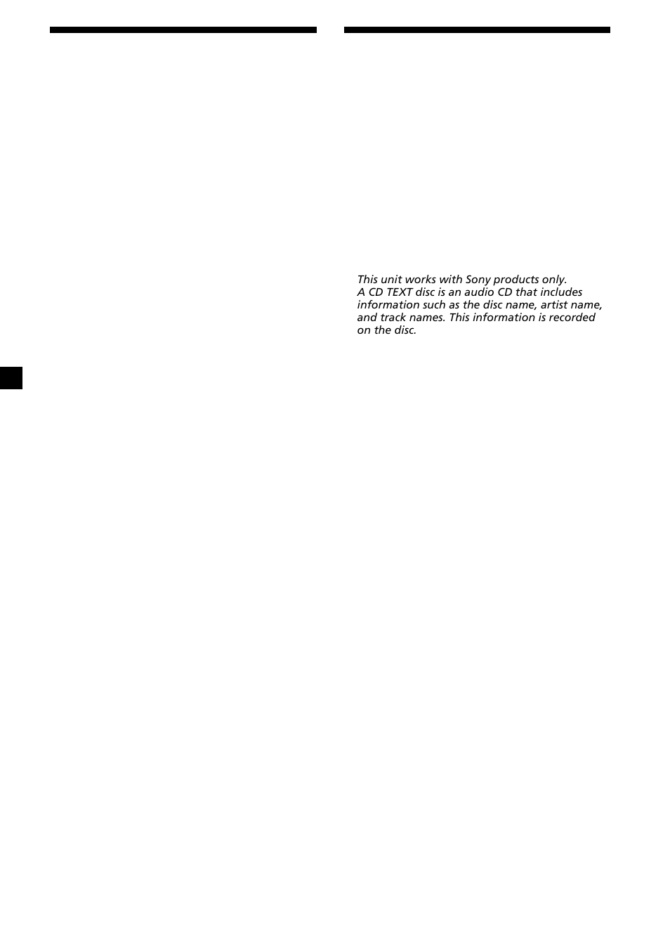 2welcome, Warning | Sony CDX-CA660X User Manual | Page 2 / 28