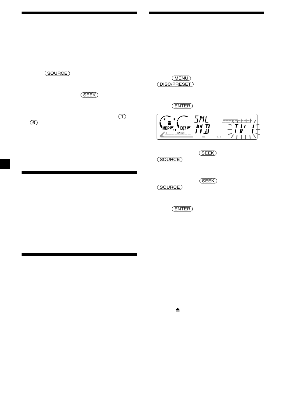 Storing only the desired tv channels, Storing tv station names — station memo, Locating a tv station by name — list-up | 22 storing only the desired tv channels, Storing tv station names, Locating a tv station by name | Sony CDX-CA660X User Manual | Page 22 / 28