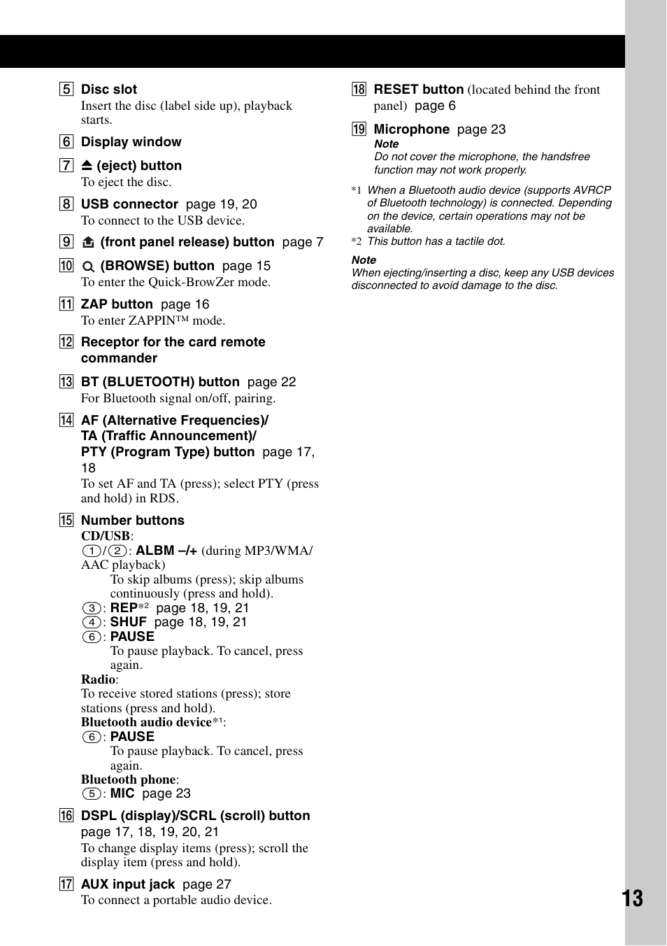 Sony Bluetooth 4-158-429-31(1) User Manual | Page 13 / 196