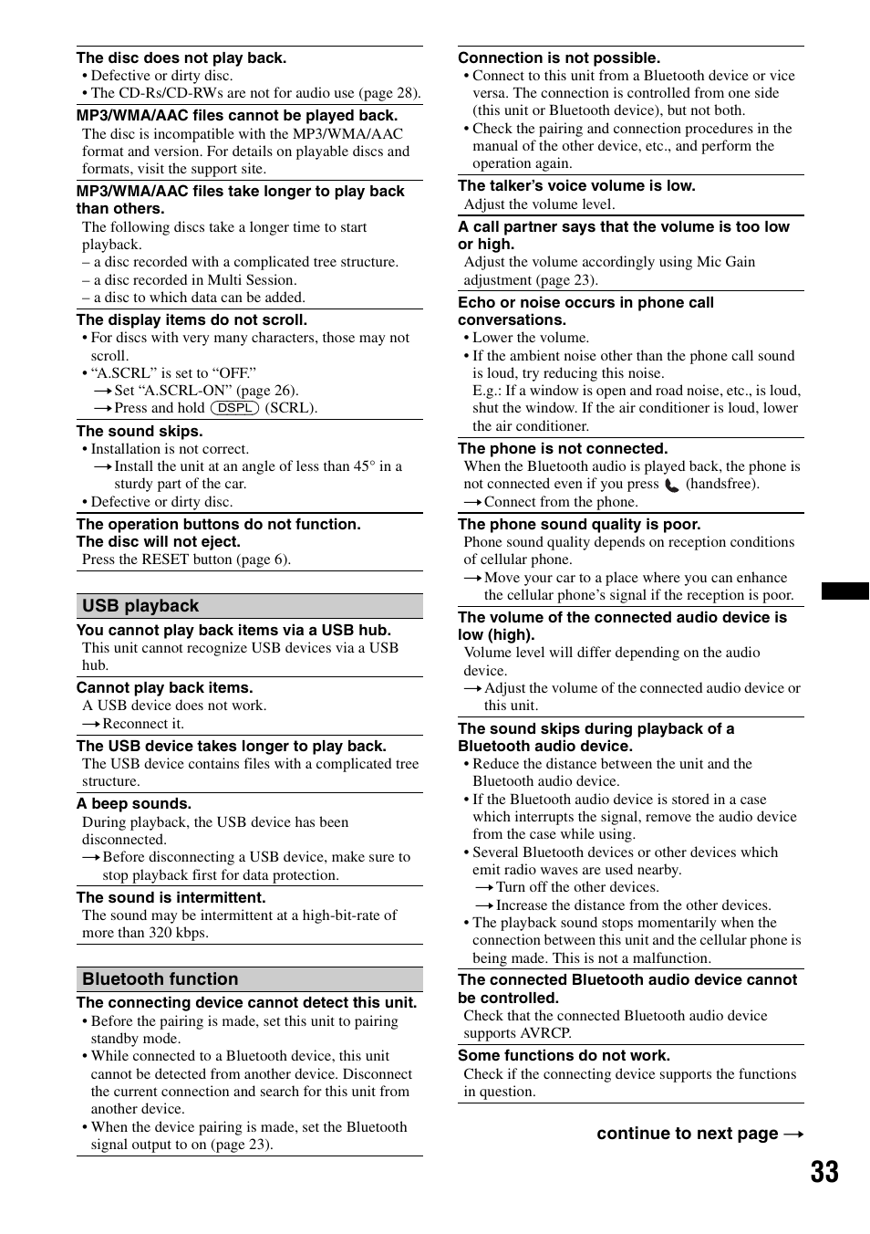 Sony Bluetooth 4-158-429-31(1) User Manual | Page 33 / 196