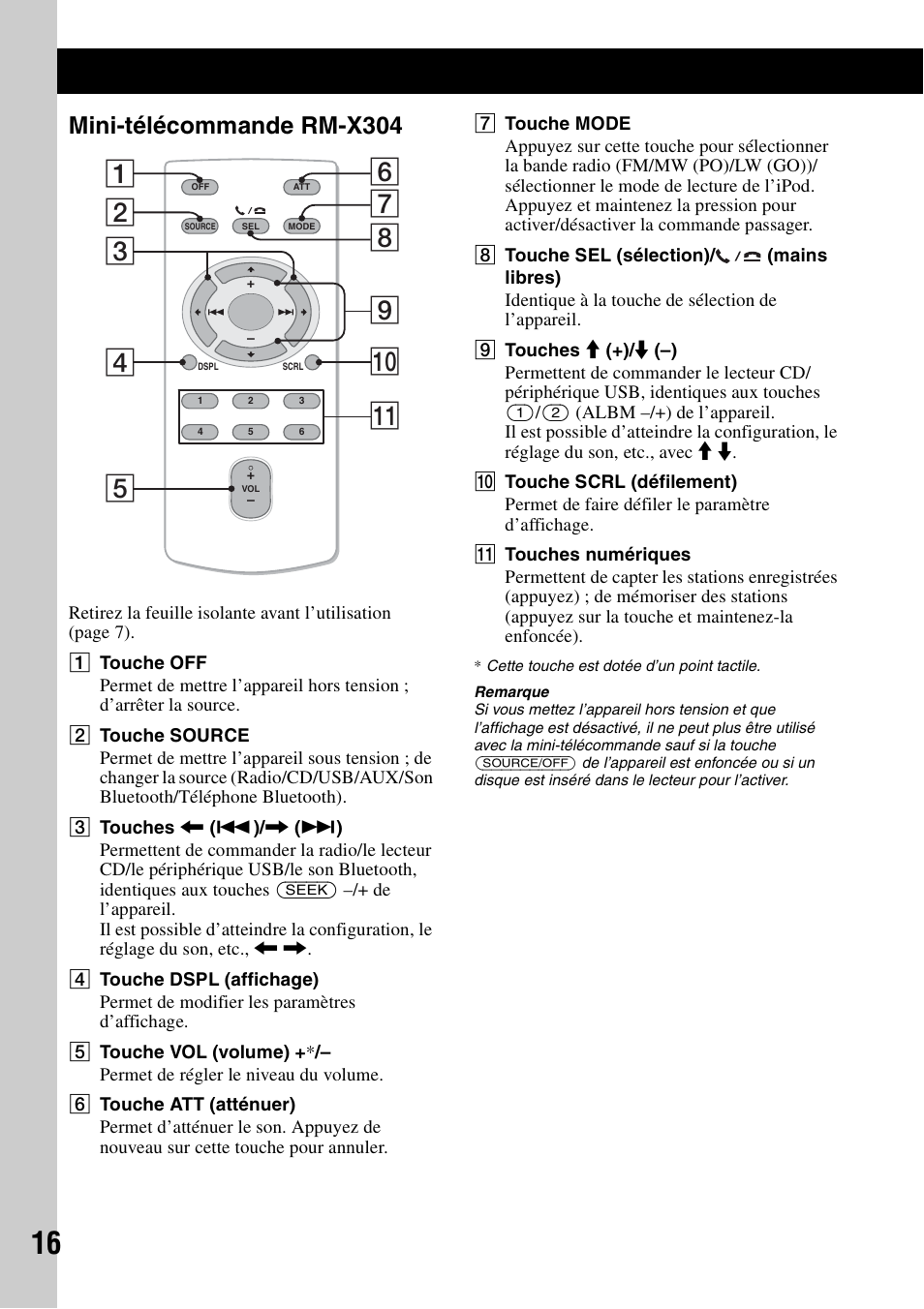 Mini-télécommande rm-x304 | Sony Bluetooth 4-158-429-31(1) User Manual | Page 90 / 196