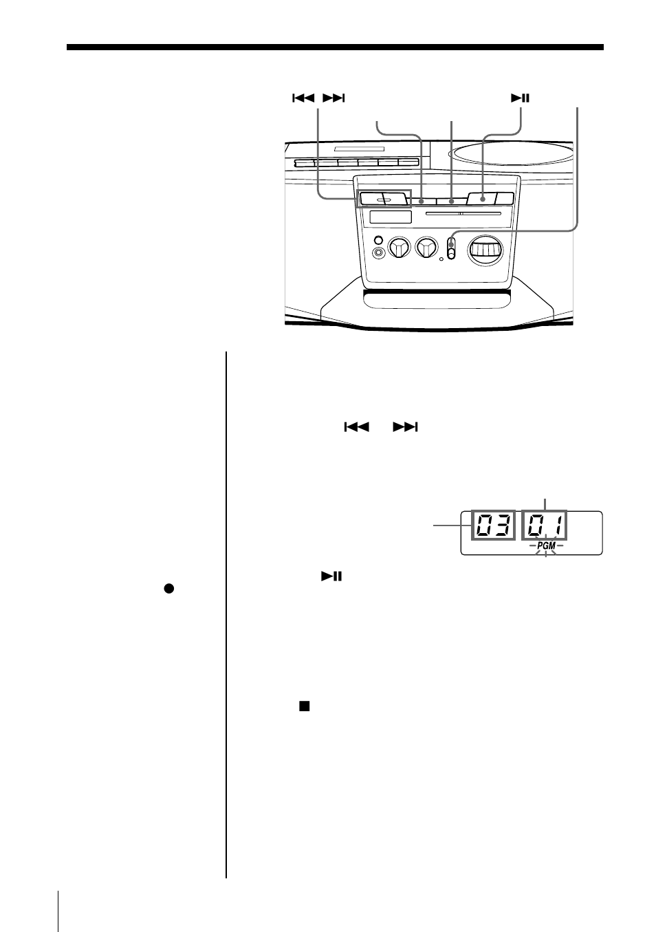 Creating your own program | Sony CFD-V14 User Manual | Page 16 / 52