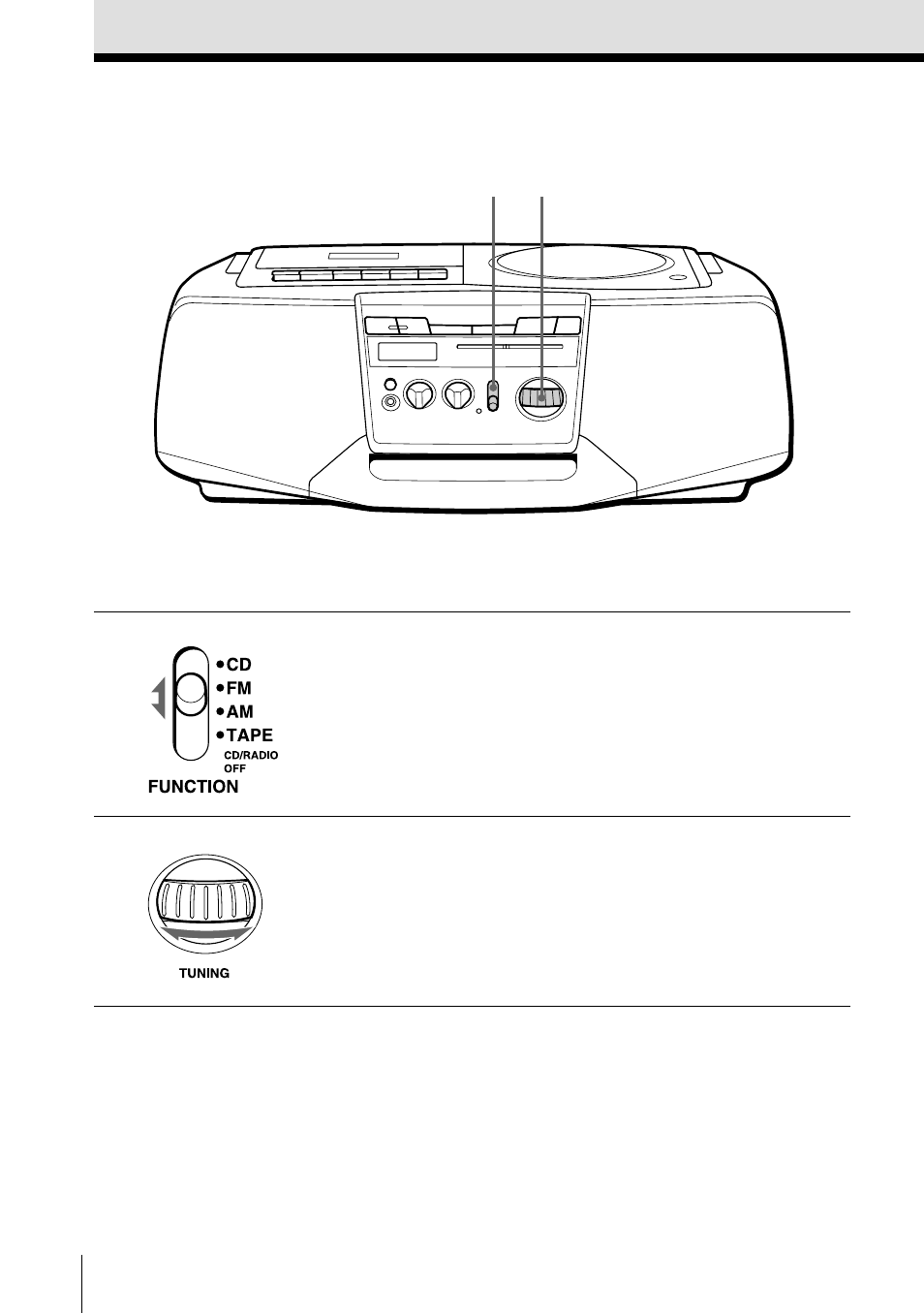 Radiorecepción | Sony CFD-V14 User Manual | Page 30 / 52