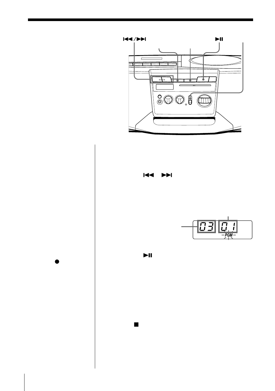 Creación de su propio programa | Sony CFD-V14 User Manual | Page 40 / 52