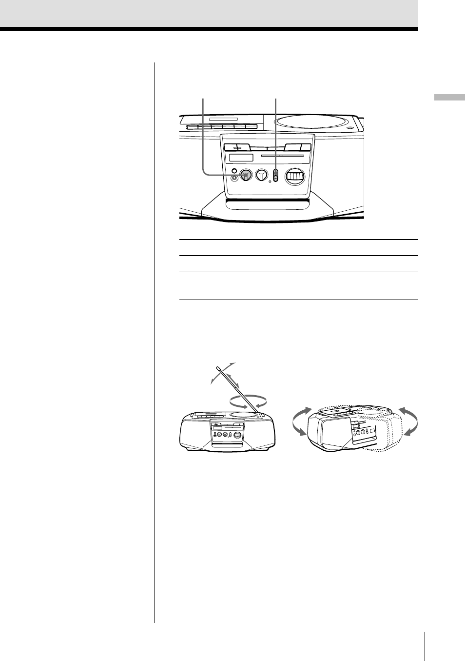 Basic operations 7 | Sony CFD-V14 User Manual | Page 7 / 52