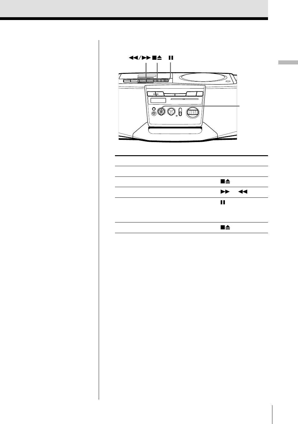 Basic operations 9 | Sony CFD-V14 User Manual | Page 9 / 52