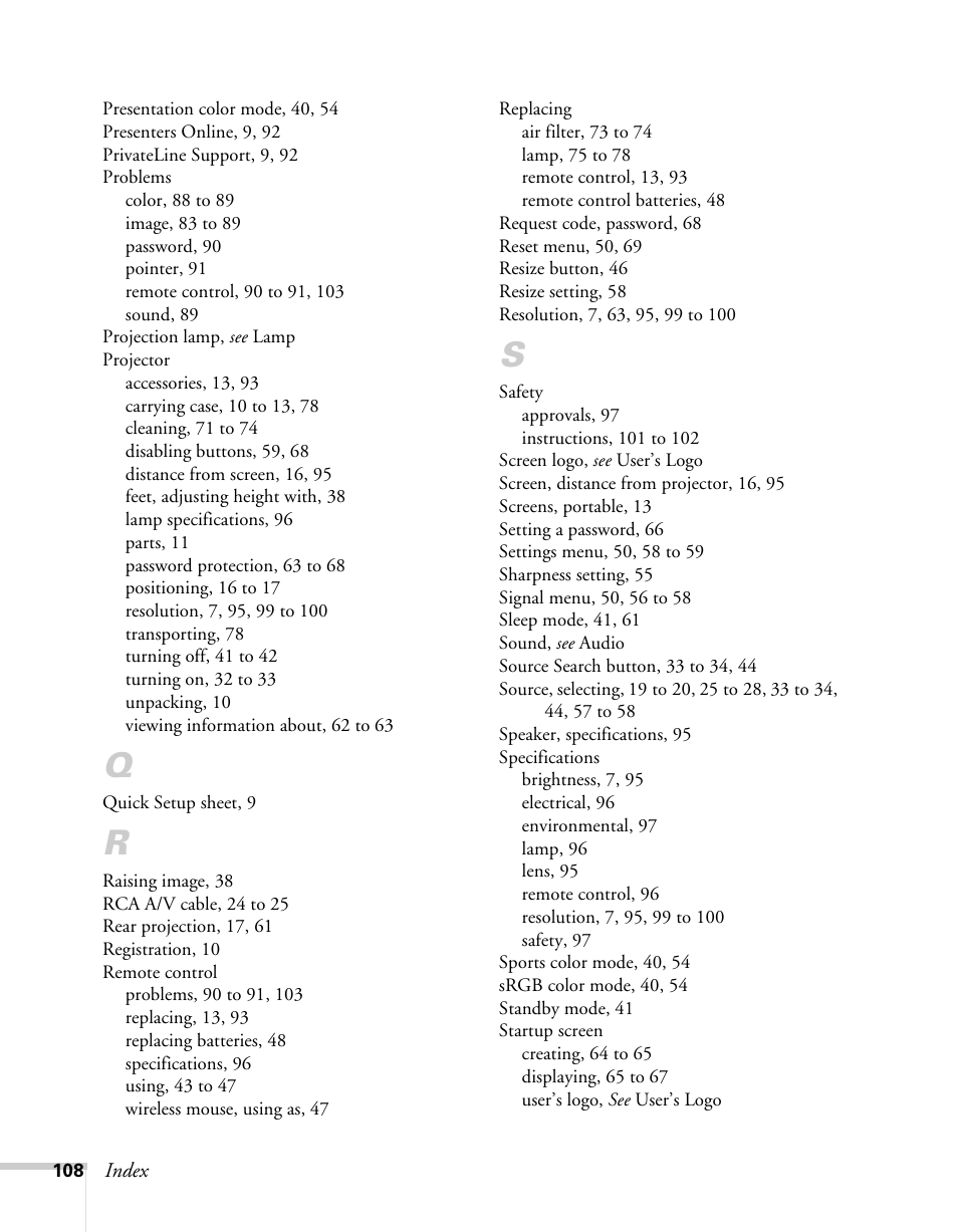 Sony 76c User Manual | Page 108 / 111