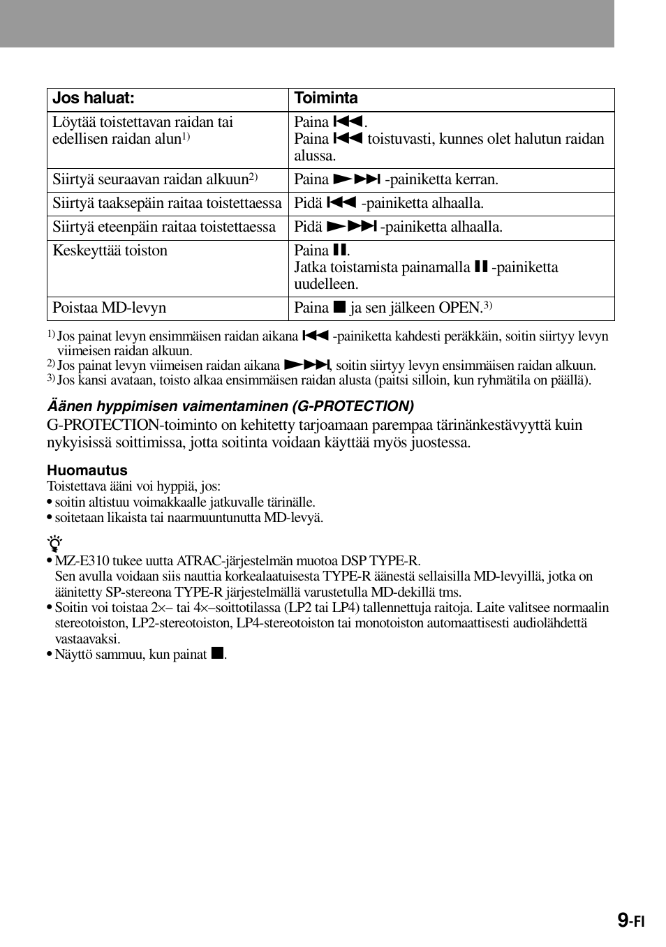 Sony Walkman MZ-E310 User Manual | Page 185 / 364