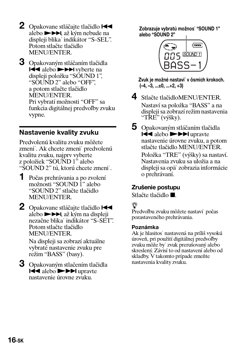 Nastavenie kvality zvuku | Sony Walkman MZ-E310 User Manual | Page 286 / 364