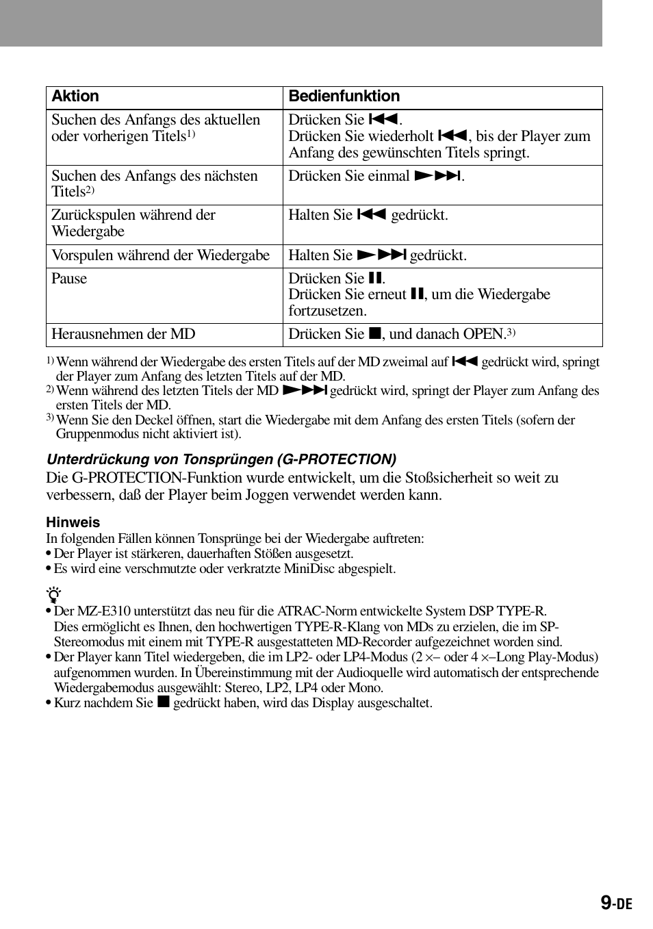 Sony Walkman MZ-E310 User Manual | Page 53 / 364