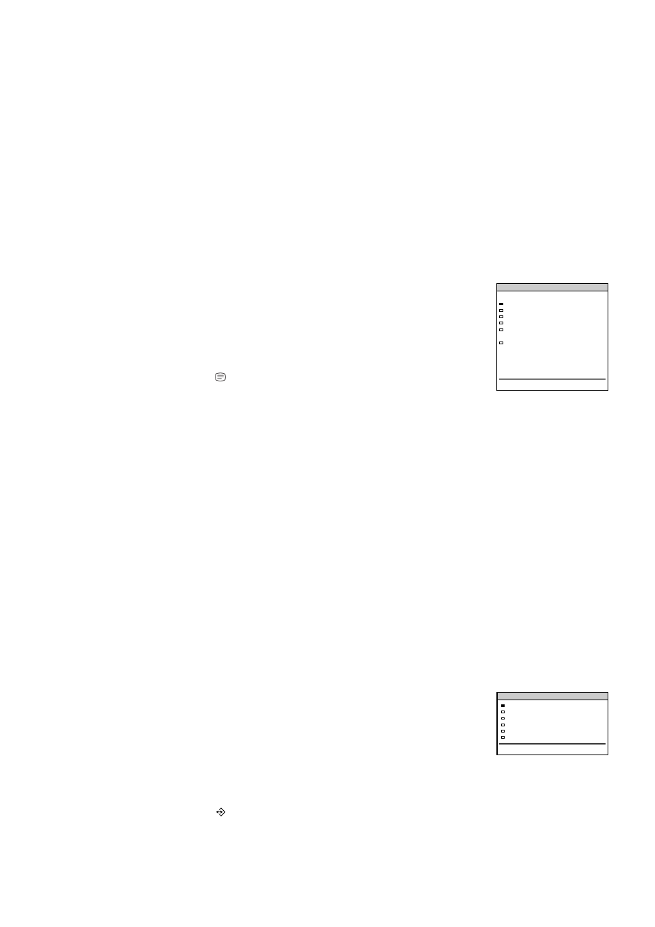 User page bank system, Subpage, Storing pages | Displaying user pages | Sony KL-40WA1K User Manual | Page 22 / 31