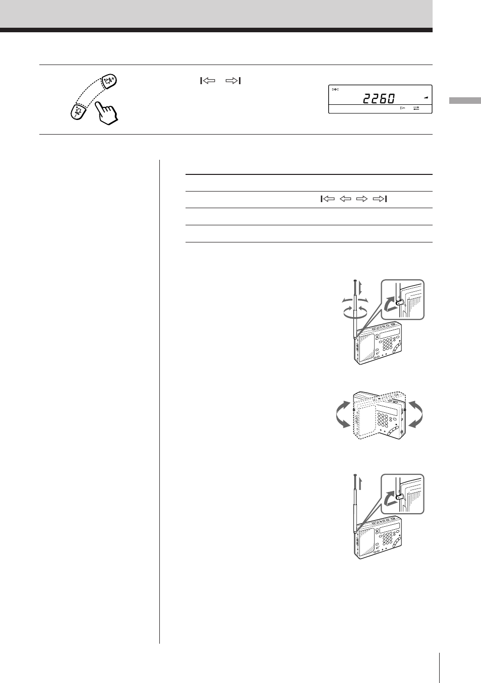 Operazioni fondamentali 7, Altre operazioni | Sony ICF-SW1000TS User Manual | Page 139 / 222