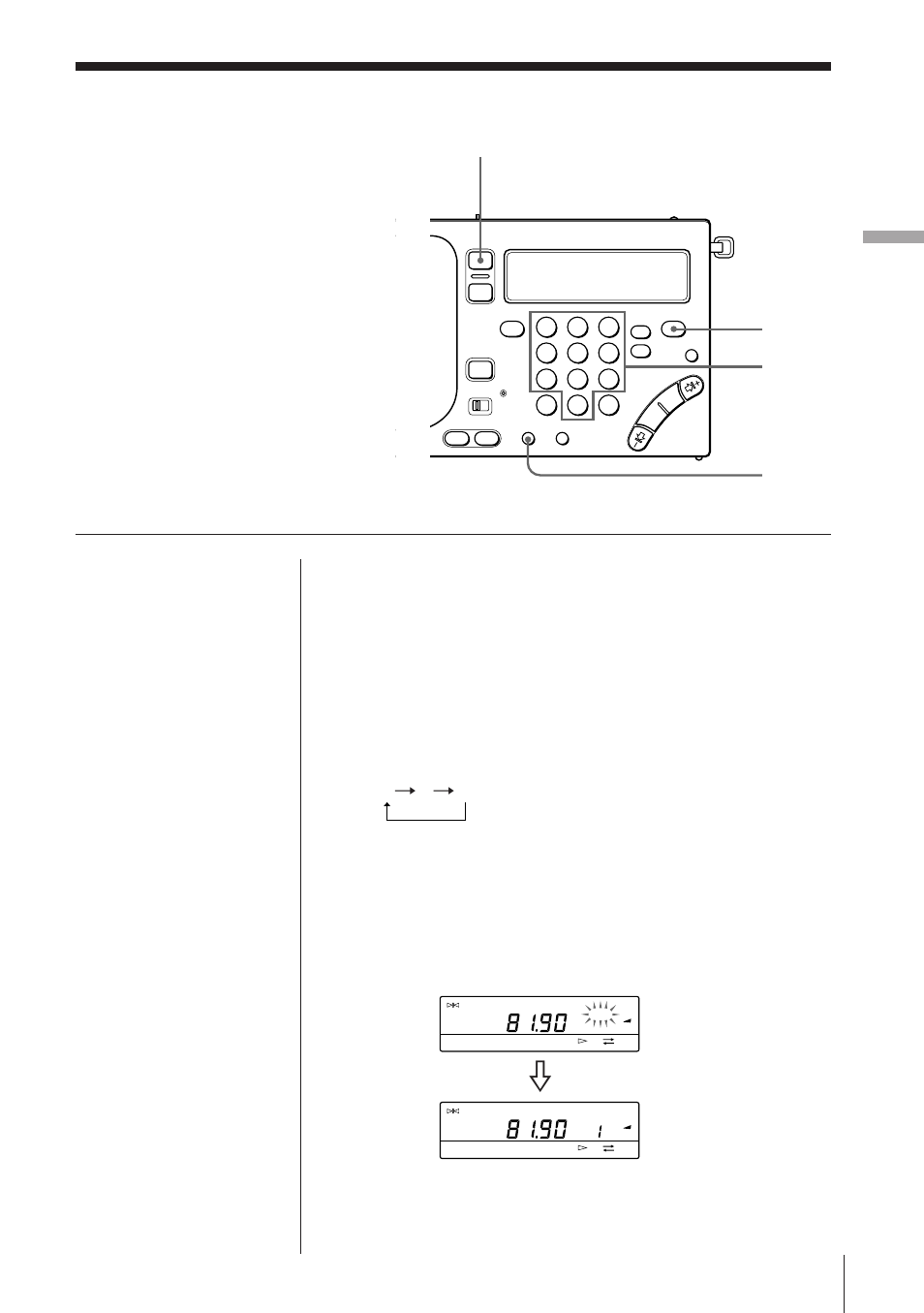 Radio, Sintonia preselezionata, Accendere la radio | Radio power on/off enter page tasti numerici | Sony ICF-SW1000TS User Manual | Page 147 / 222
