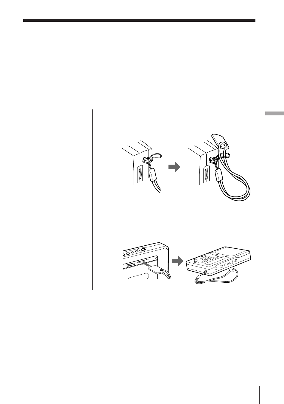 Attaching the strap | Sony ICF-SW1000TS User Manual | Page 31 / 222