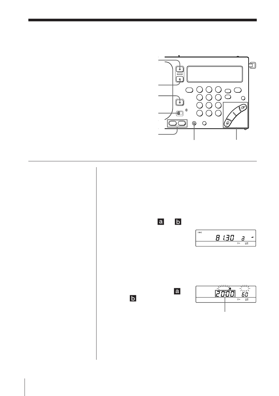 Pour programmer l’enregistrement d’une émission, Enregistrement programmé, Insérez une cassette | Accordez la station que vous voulez enregistrer, Arrêtez la radio | Sony ICF-SW1000TS User Manual | Page 72 / 222