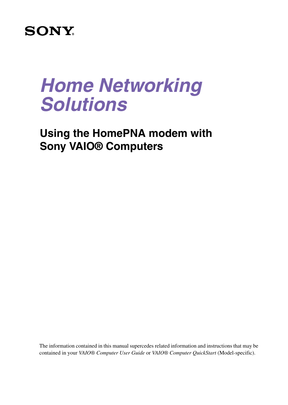 Sony MPKTHE User Manual | 32 pages