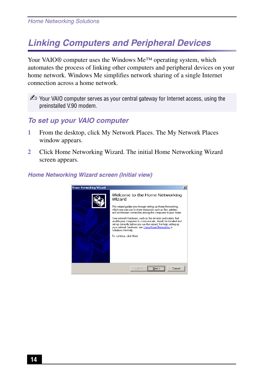 Linking computers and peripheral devices | Sony MPKTHE User Manual | Page 16 / 32