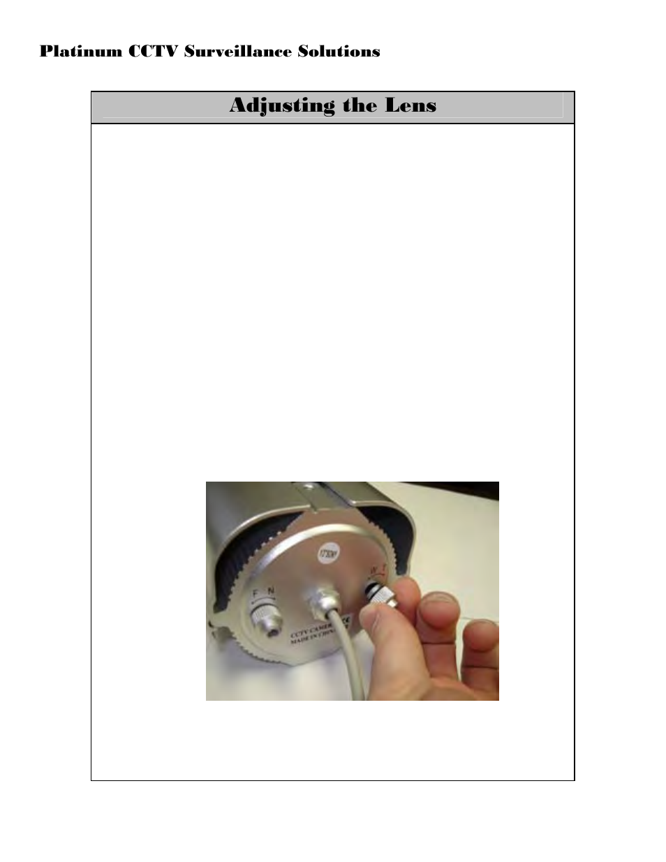 Adjusting the lens | Sony CD-9255 User Manual | Page 4 / 8