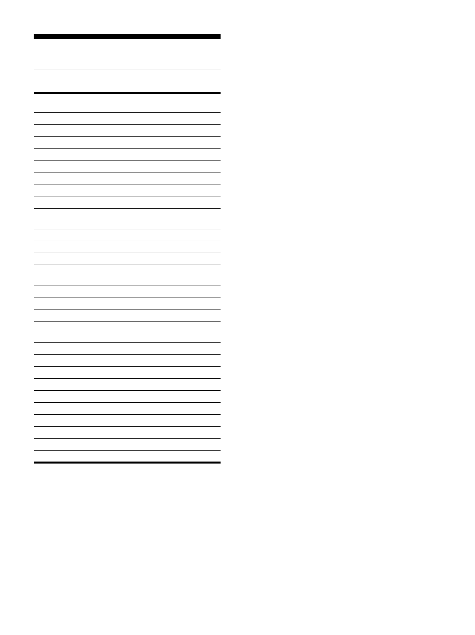 Appendix, Preset mode timing table | Sony CPD-E500 User Manual | Page 51 / 52