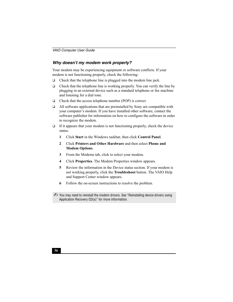 Sony PCV-W10 User Manual | Page 36 / 76