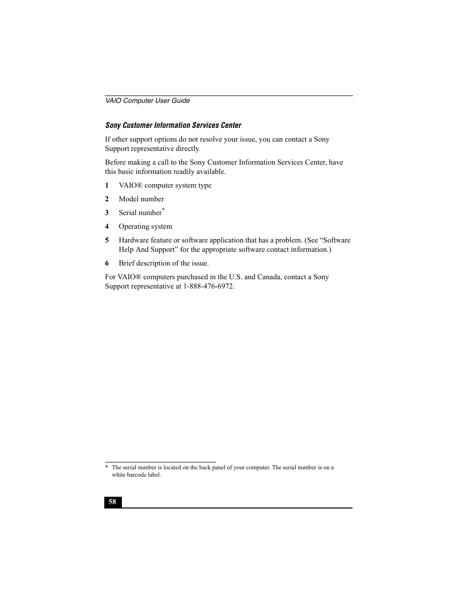 Sony PCV-W10 User Manual | Page 58 / 76