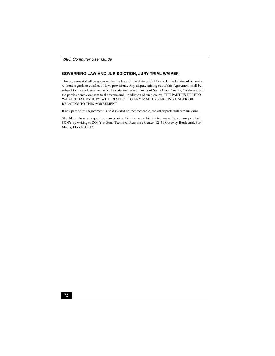 Sony PCV-W10 User Manual | Page 72 / 76