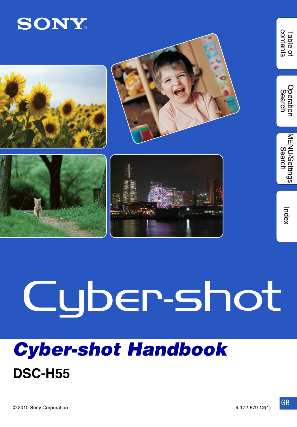 Sony Cyber-shot 4-172-679-12(1) User Manual | 132 pages